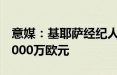 意媒：基耶萨经纪人与罗马会面，尤文标价4000万欧元