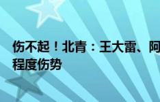 伤不起！北青：王大雷、阿兰、张玉宁、王振澳均出现不同程度伤势