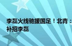 李磊火线驰援国足！北青：因为李帅、高准翼因伤病退出，补招李磊