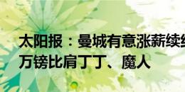 太阳报：曼城有意涨薪续约福登，周薪37.5万镑比肩丁丁、魔人