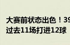 大赛前状态出色！39岁C罗代表葡萄牙国家队过去11场打进12球