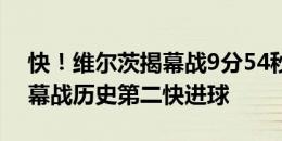 快！维尔茨揭幕战9分54秒破门 成欧洲杯揭幕战历史第二快进球