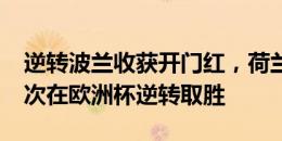 逆转波兰收获开门红，荷兰队自2000年后首次在欧洲杯逆转取胜