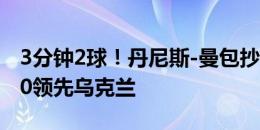 3分钟2球！丹尼斯-曼包抄破门，罗马尼亚3-0领先乌克兰