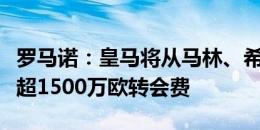 罗马诺：皇马将从马林、希门尼斯交易中获得超1500万欧转会费