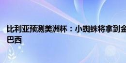 比利亚预测美洲杯：小蜘蛛将拿到金靴奖 首个被淘汰强队为巴西