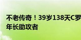 不老传奇！39岁138天C罗成为欧洲杯历史最年长助攻者