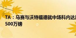 TA：马赛与沃特福德就中场科内达原则性协议，转会总价1500万镑