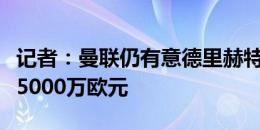 记者：曼联仍有意德里赫特，对其身价预估约5000万欧元