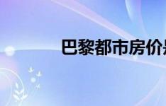 巴黎都市房价是多少钱一平米