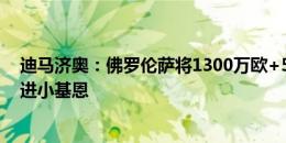 迪马济奥：佛罗伦萨将1300万欧+5项浮动条款，从尤文引进小基恩