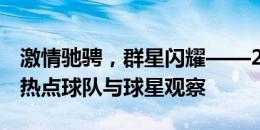 激情驰骋，群星闪耀——2024年欧洲杯小组热点球队与球星观察