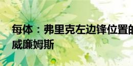 每体：弗里克左边锋位置的引援首选是尼科-威廉姆斯