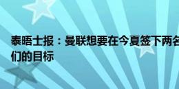 泰晤士报：曼联想要在今夏签下两名中后卫，德里赫特是他们的目标