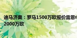 迪马济奥：罗马1500万欧报价雷恩中场勒费，对方要价至少2000万欧