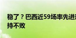 稳了？巴西近59场率先进球的美洲杯比赛保持不败