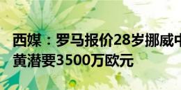 西媒：罗马报价28岁挪威中锋索尔洛特遭拒，黄潜要3500万欧元