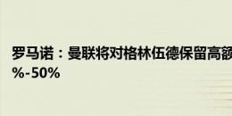 罗马诺：曼联将对格林伍德保留高额二转分成，比例高达40%-50%