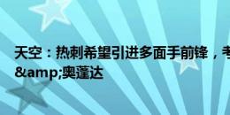 天空：热刺希望引进多面手前锋，考察多人包括戴维、内托&奥蓬达