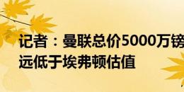 记者：曼联总价5000万镑报价布兰斯维特，远低于埃弗顿估值