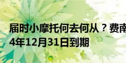 届时小摩托何去何从？费南多与泰山合同2024年12月31日到期