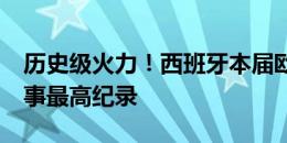 历史级火力！西班牙本届欧洲杯轰15球 创赛事最高纪录