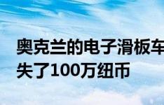 奥克兰的电子滑板车在7个月内使卫生系统损失了100万纽币