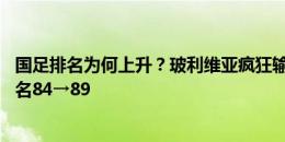 国足排名为何上升？玻利维亚疯狂输球6连败，美洲杯0分排名84→89