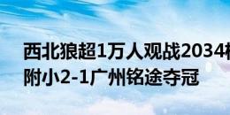 西北狼超1万人观战2034杯决赛！陕西师大附小2-1广州铭途夺冠