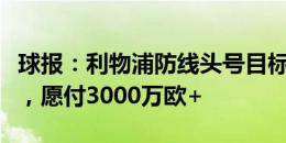 球报：利物浦防线头号目标葡体后卫伊纳西奥，愿付3000万欧+