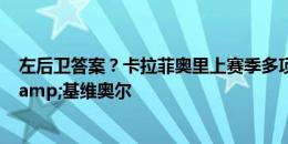 左后卫答案？卡拉菲奥里上赛季多项关键数据优于津琴科&基维奥尔