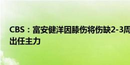 CBS：富安健洋因膝伤将伤缺2-3周，卡拉菲奥里或代替他出任主力