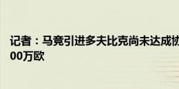 记者：马竞引进多夫比克尚未达成协议，赫罗纳坚持要价4000万欧