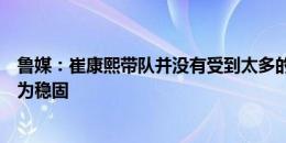 鲁媒：崔康熙带队并没有受到太多的质疑，短期内帅位仍较为稳固