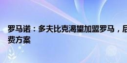 罗马诺：多夫比克渴望加盟罗马，后者正与赫罗纳讨论转会费方案