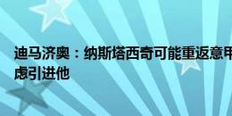 迪马济奥：纳斯塔西奇可能重返意甲，乌迪内斯和都灵正考虑引进他