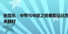 张煜东：中甲与中超之间差距远比想象的大 相信新鹏城会越来越好