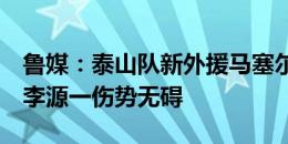 鲁媒：泰山队新外援马塞尔战河南有望首发，李源一伤势无碍