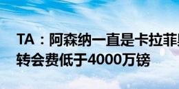 TA：阿森纳一直是卡拉菲奥里的首选，固定转会费低于4000万镑