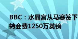 BBC：水晶宫从马赛签下26岁边锋I-萨尔，转会费1250万英镑