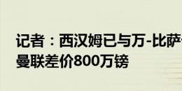 记者：西汉姆已与万-比萨卡达口头协议，与曼联差价800万镑