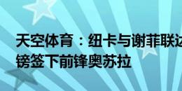 天空体育：纽卡与谢菲联达成协议，2000万镑签下前锋奥苏拉