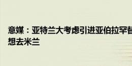 意媒：亚特兰大考虑引进亚伯拉罕替代斯卡马卡，但球员更想去米兰