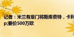 记者：米兰有意门将斯库费特，卡利亚里希望先租后卖&要价500万欧