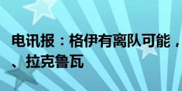 电讯报：格伊有离队可能，水晶宫关注查洛巴、拉克鲁瓦