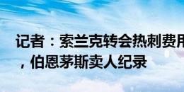 记者：索兰克转会热刺费用将达到6000万镑，伯恩茅斯卖人纪录