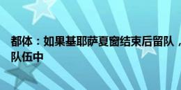 都体：如果基耶萨夏窗结束后留队，他可能会回归到尤文的队伍中