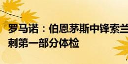 罗马诺：伯恩茅斯中锋索兰克将在今日接受热刺第一部分体检