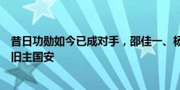 昔日功勋如今已成对手，邵佳一、杨智、阿兰将在今晚对阵旧主国安