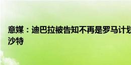 意媒：迪巴拉被告知不再是罗马计划核心，预计周二前答复沙特